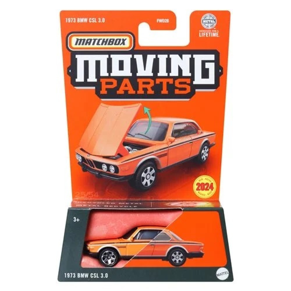 Mattel Matchbox - Moving Parts 2024, 1973 BMW CLS 3.0 HVM70 (FWD28)