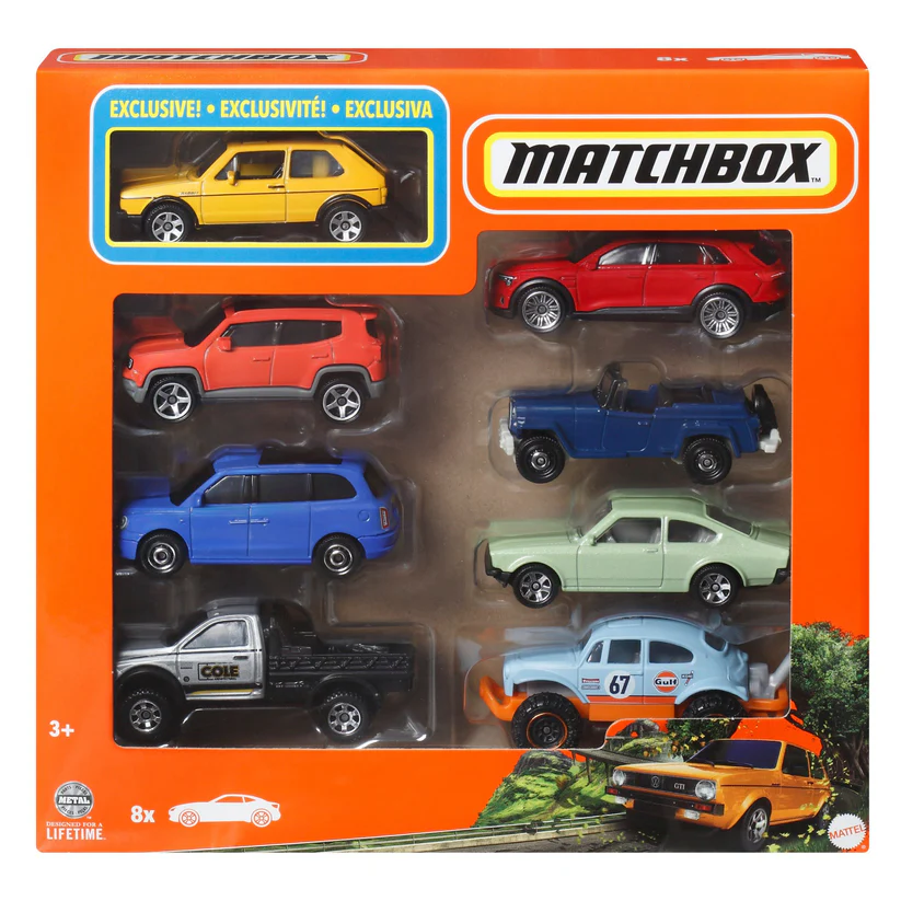 Mattel Matchbox - Αυτοκινητάκια Σετ Των 8 HVR86 (HVR81)