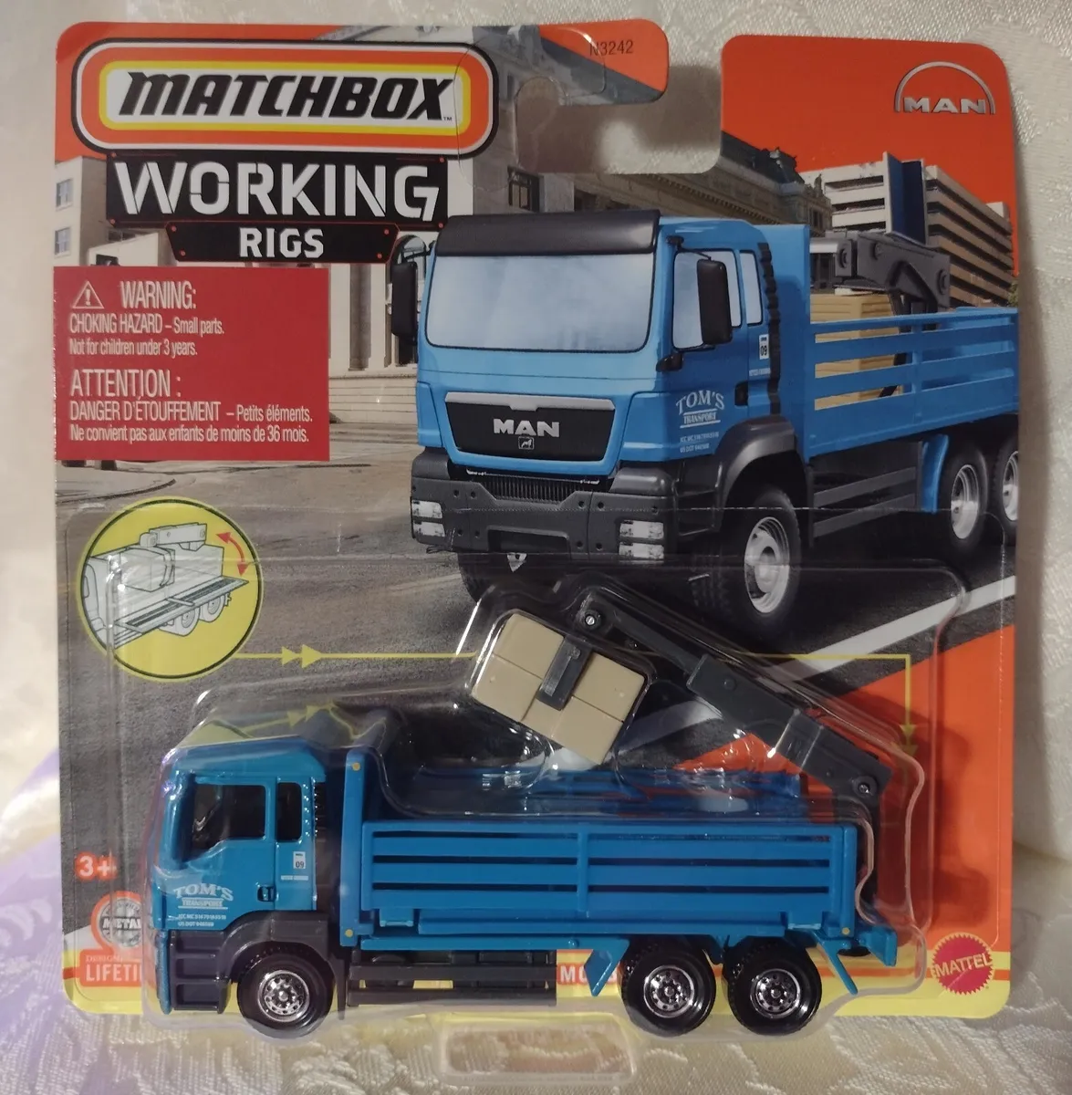 Mattel Matchbox - Working Rigs, MBX TGS MCAB Truck (14/16) HVV19 (N3242)