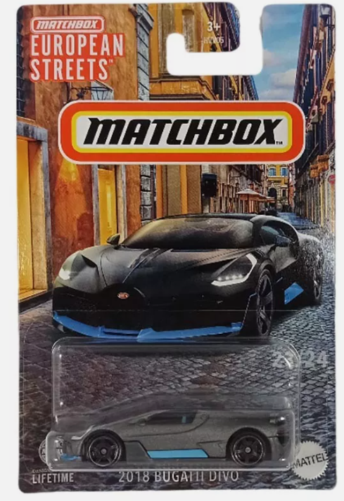 Mattel Matchbox - Αυτοκινητάκι Bugatti Divo 1/64 HVV44 (HVV05)