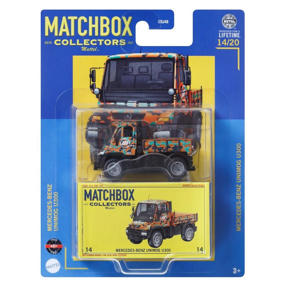 Mattel Matchbox – Collectors, Mercedes-Benz Unimog U300 (14/20) HVW09 (GBJ48)