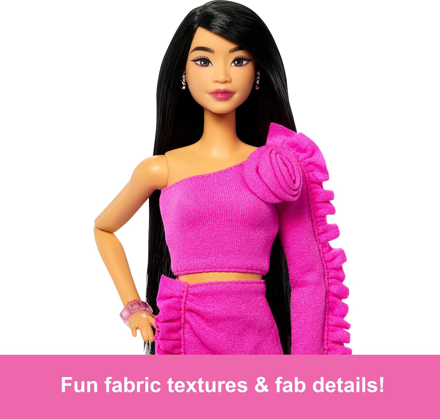 Mattel Barbie - Deluxe Fashionistas Μελαχρινή Κούκλα HYV26 (HYV24)