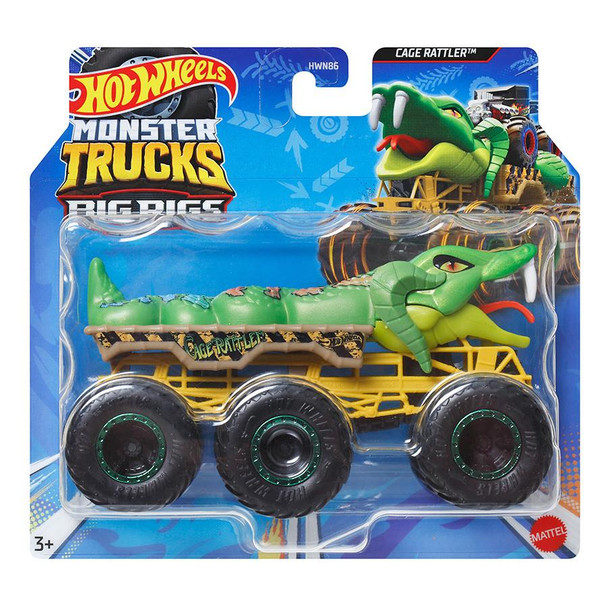 Mattel Hot Wheels - Monster Trucks, Big Rigs – Cage Rattler HWN92 (HWN86)