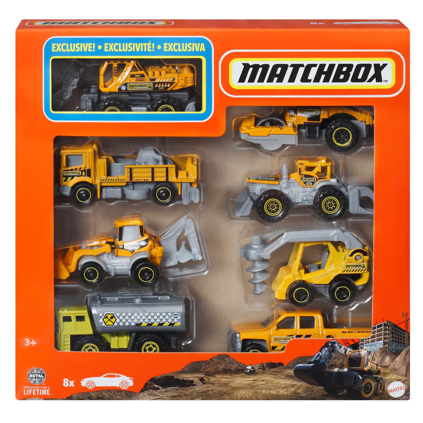 Mattel Matchbox - Αυτοκινητάκια Σετ Των 8 HXK14 (HVR81)