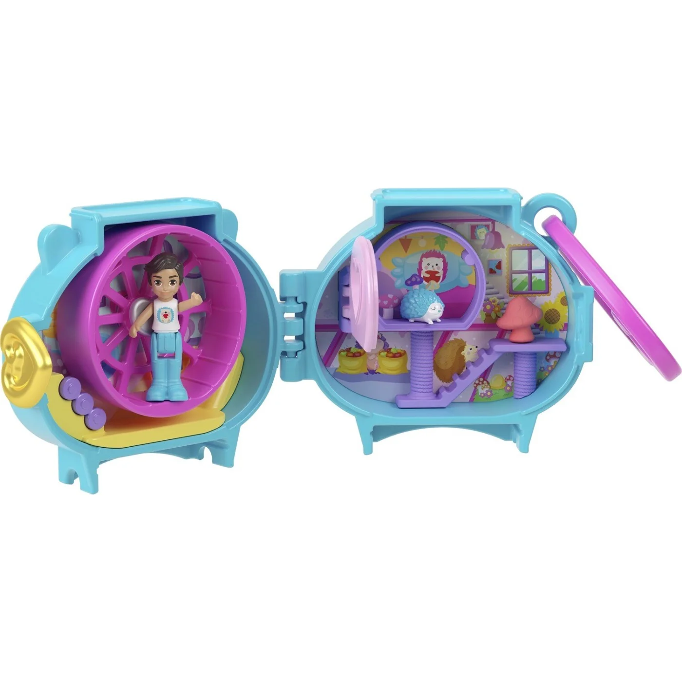 Mattel Polly Pocket - Σετάκια Με Ζωάκια Hedgehog HXX23 (GYV99)