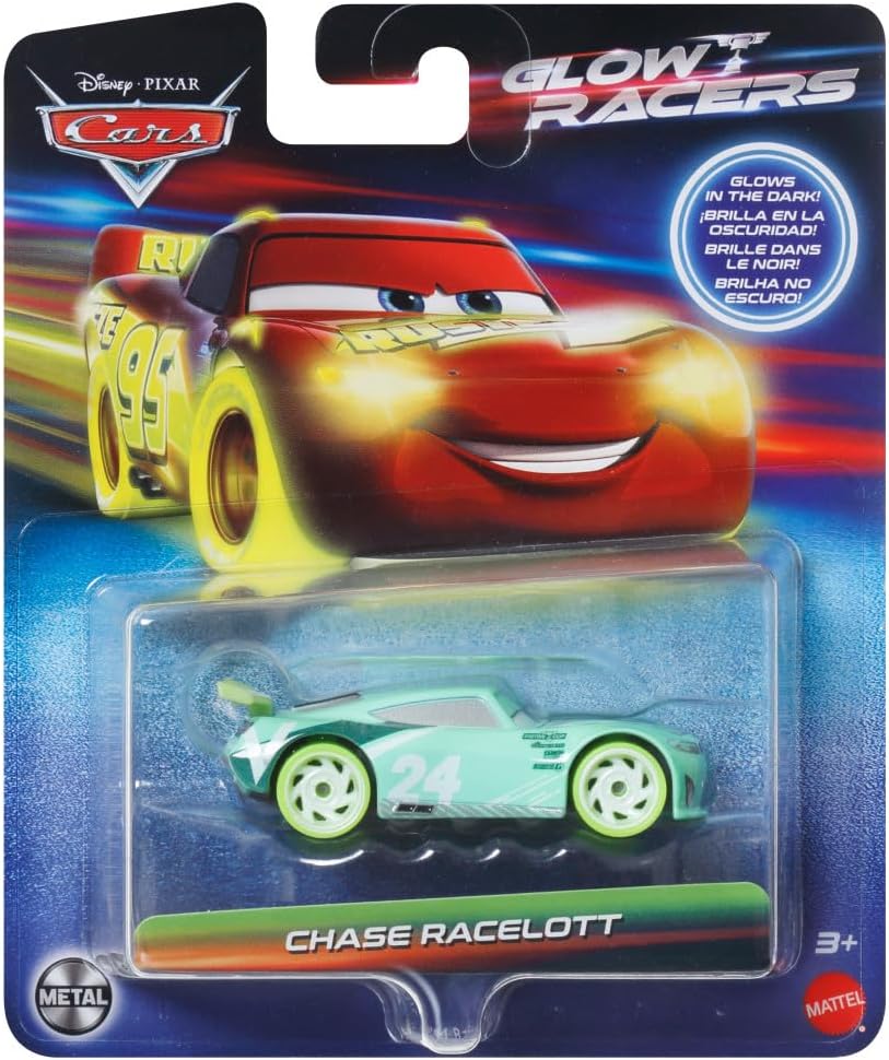 Mattel Cars - Glow Racers, Chase Racelott HYM84 (HPG76)