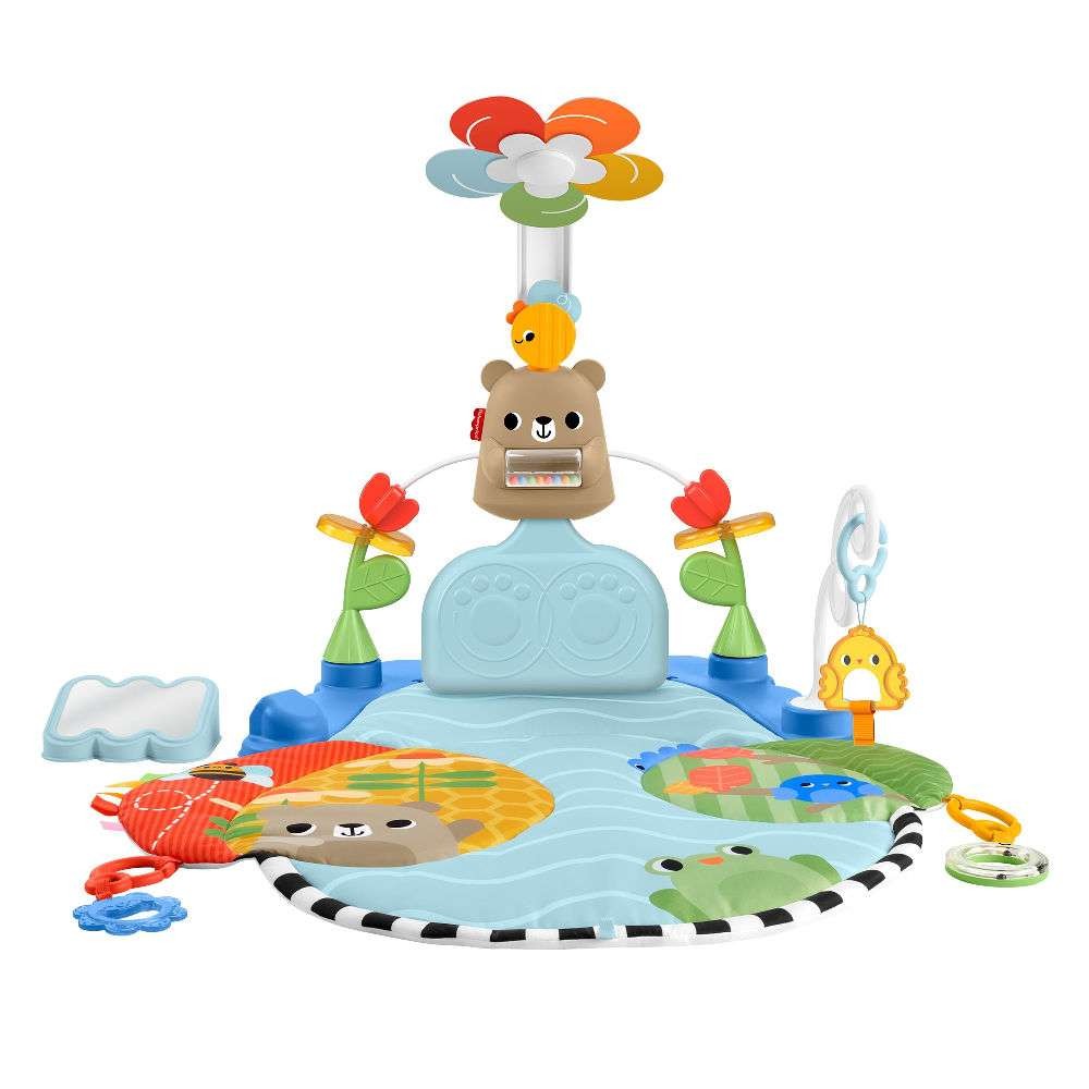 Fisher Price - Γυμναστήριο Με Περιστρεφόμενο Λουλούδι 3 Σε 1 HYR60