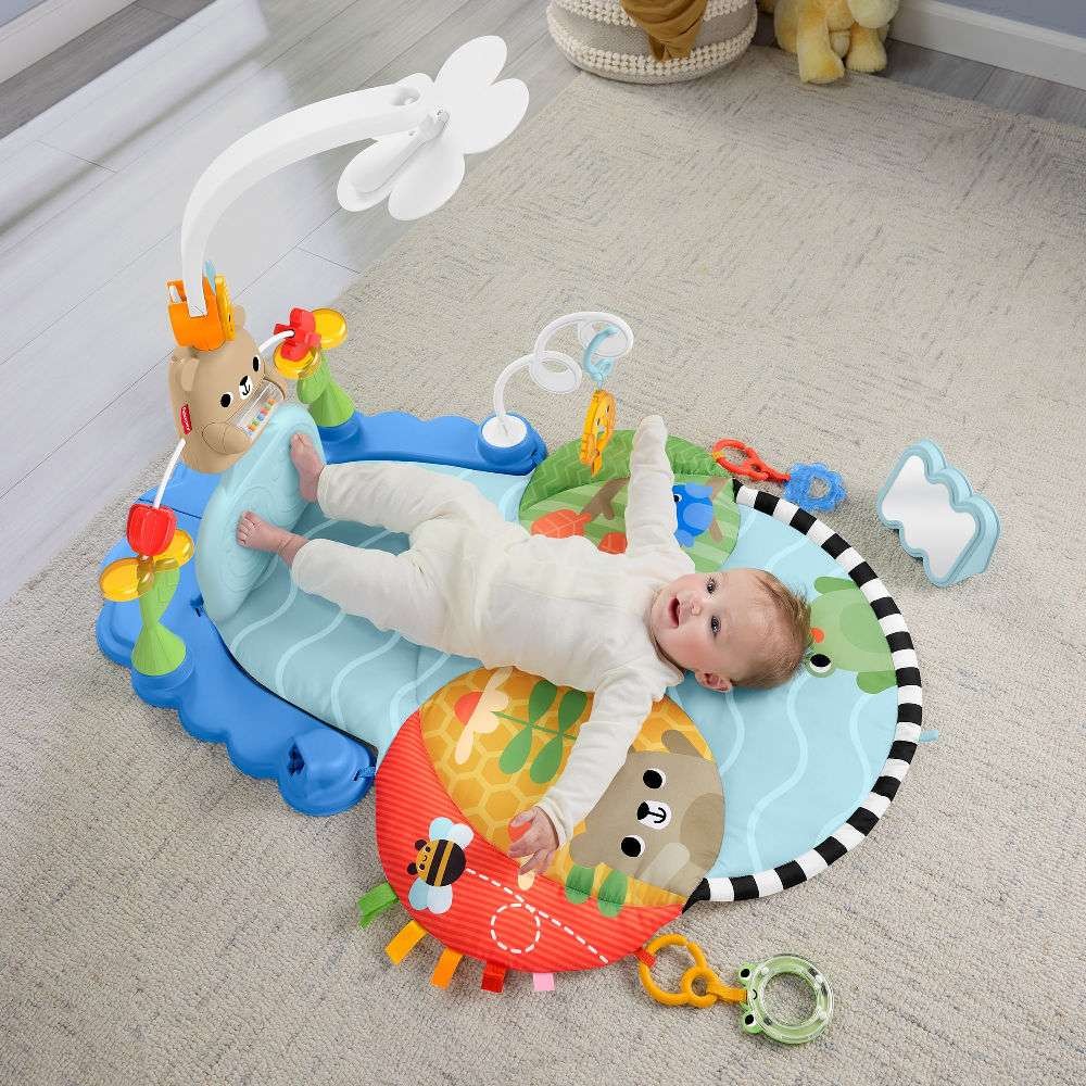Fisher Price - Γυμναστήριο Με Περιστρεφόμενο Λουλούδι 3 Σε 1 HYR60