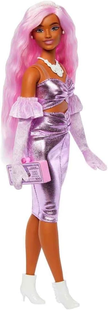 Mattel Barbie - Deluxe Fashionistas, Ροζ Μαλλιά HYV25 (HYV24) Mattel Barbie - Deluxe Fashionistas, Ροζ Μαλλιά HYV25 (HYV24)