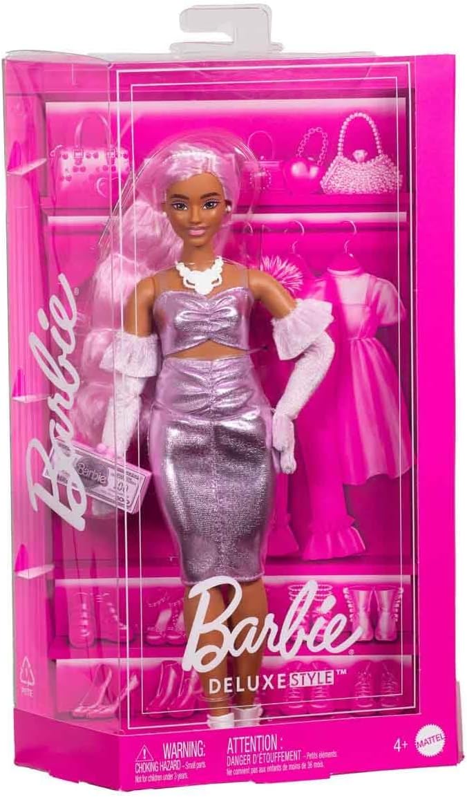 Mattel Barbie - Deluxe Fashionistas, Ροζ Μαλλιά HYV25 (HYV24) Mattel Barbie - Deluxe Fashionistas, Ροζ Μαλλιά HYV25 (HYV24)