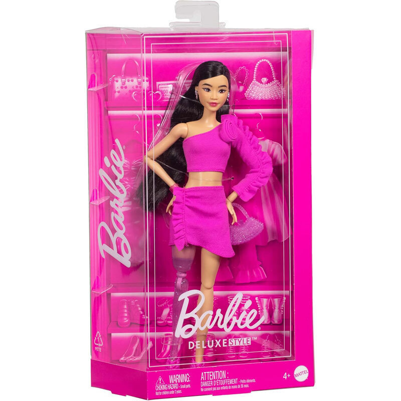Mattel Barbie - Deluxe Fashionistas Μελαχρινή Κούκλα HYV26 (HYV24)