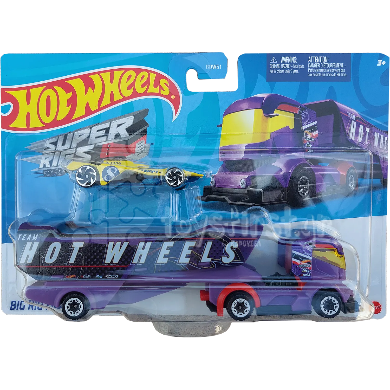 Mattel Hot Wheels - Σούπερ Νταλίκα, Big Rig Heat HYV57 (BDW51)