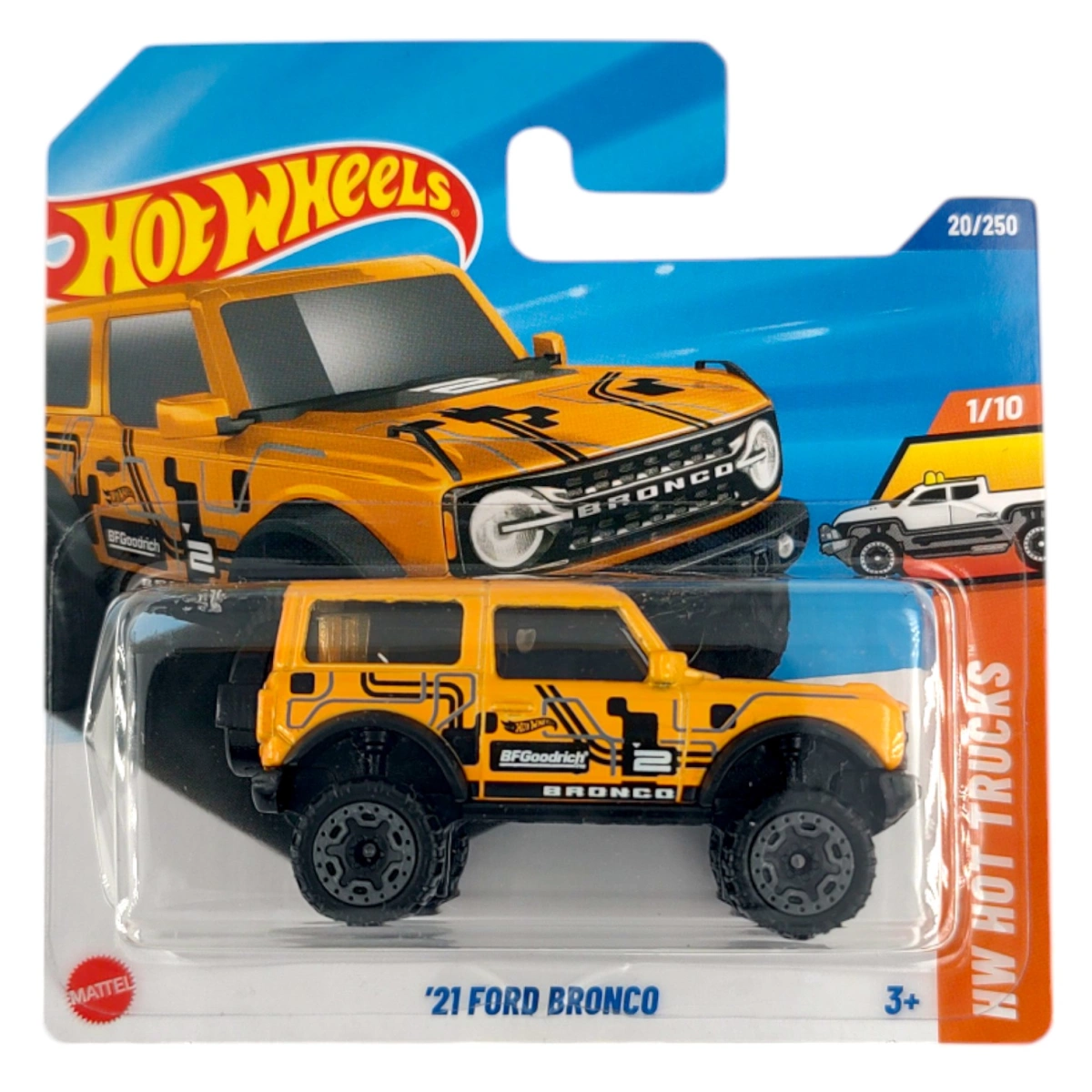 Mattel Hot Wheels - Αυτοκινητάκι HW Hot Trucks, 21 Ford Bronco (1/10) HYX50 (5785) Mattel Hot Wheels - Αυτοκινητάκι HW Hot Trucks, 21 Ford Bronco (1/10) HYX50 (5785)