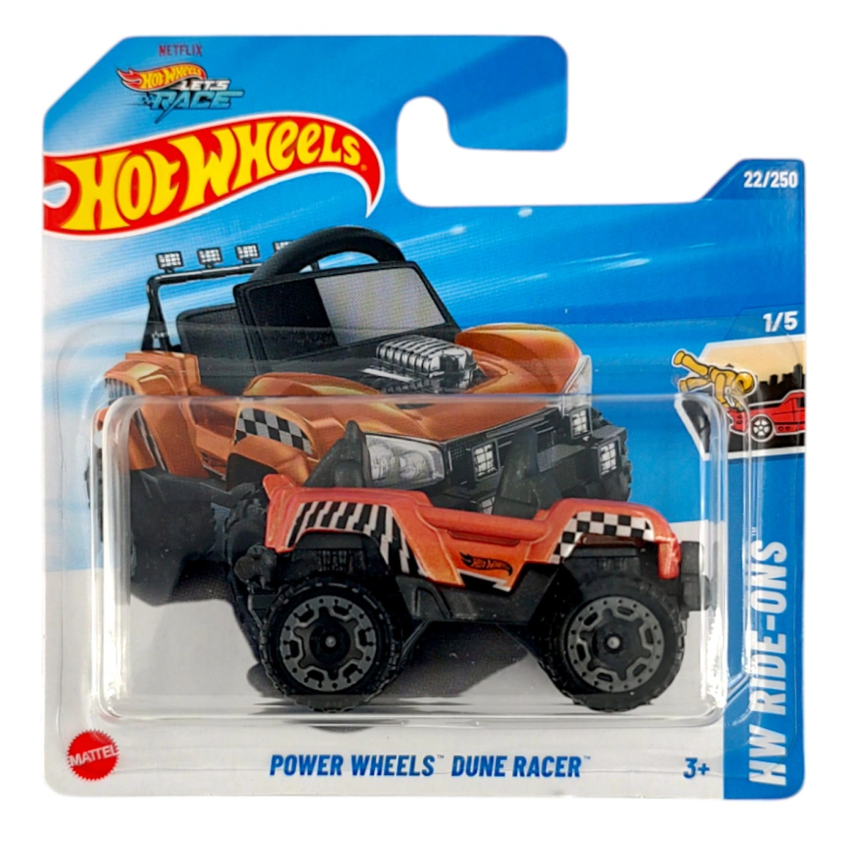 Mattel Hot Wheels - Αυτοκινητάκι HW Ride-Ons, Power Wheels Dune Racer (1/5) HYX52 (5785)