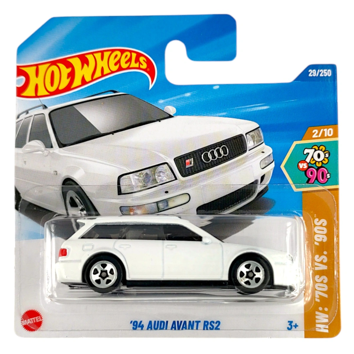 Mattel Hot Wheels - Αυτοκινητάκι HW: ΄70s Vs ΄90s, 94 Audi Avant RS2 (2/10) HYX60 (5785)