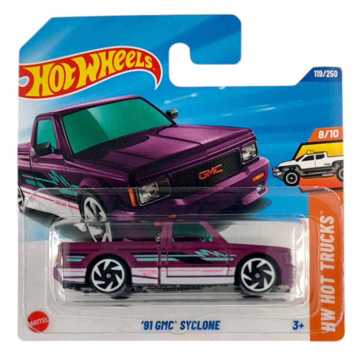 Mattel Hot Wheels - Αυτοκινητάκι HW Hot Trucks, 91 GMC Syclone (8/10) HYY60 (5785)