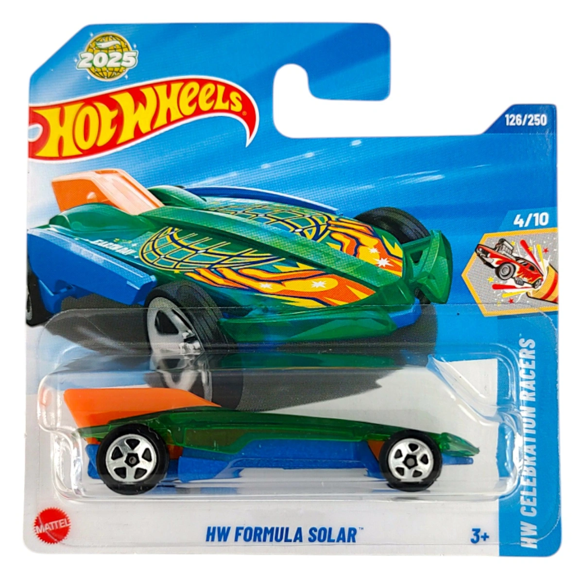 Mattel Hot Wheels - Αυτοκινητάκι HW Celebration Racers, HW Formula Solar (4/10) HYY67 (5785)