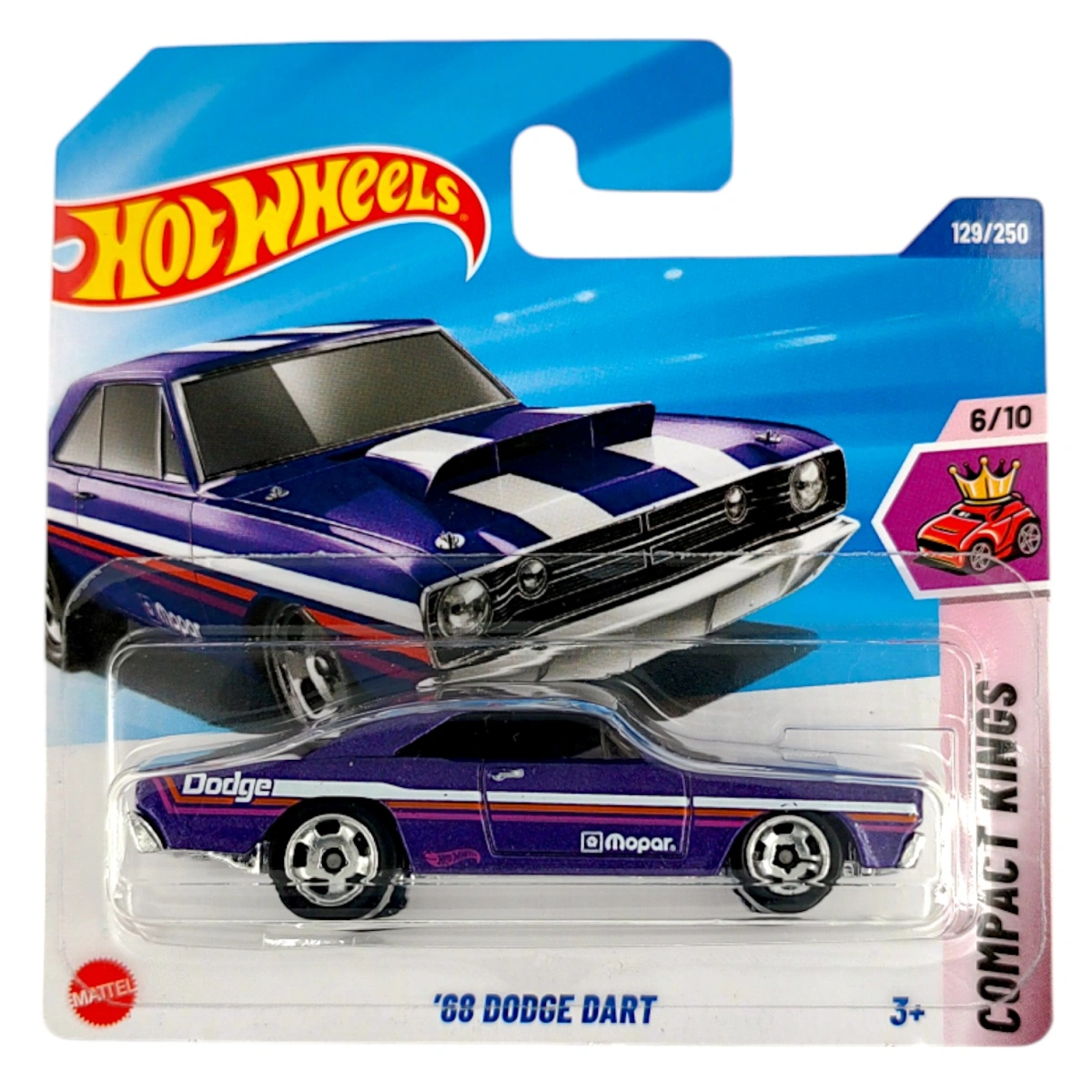 Mattel Hot Wheels - Αυτοκινητάκι Compact Kings, 68 Dodge Dart (6/10) HYY70 (5785)