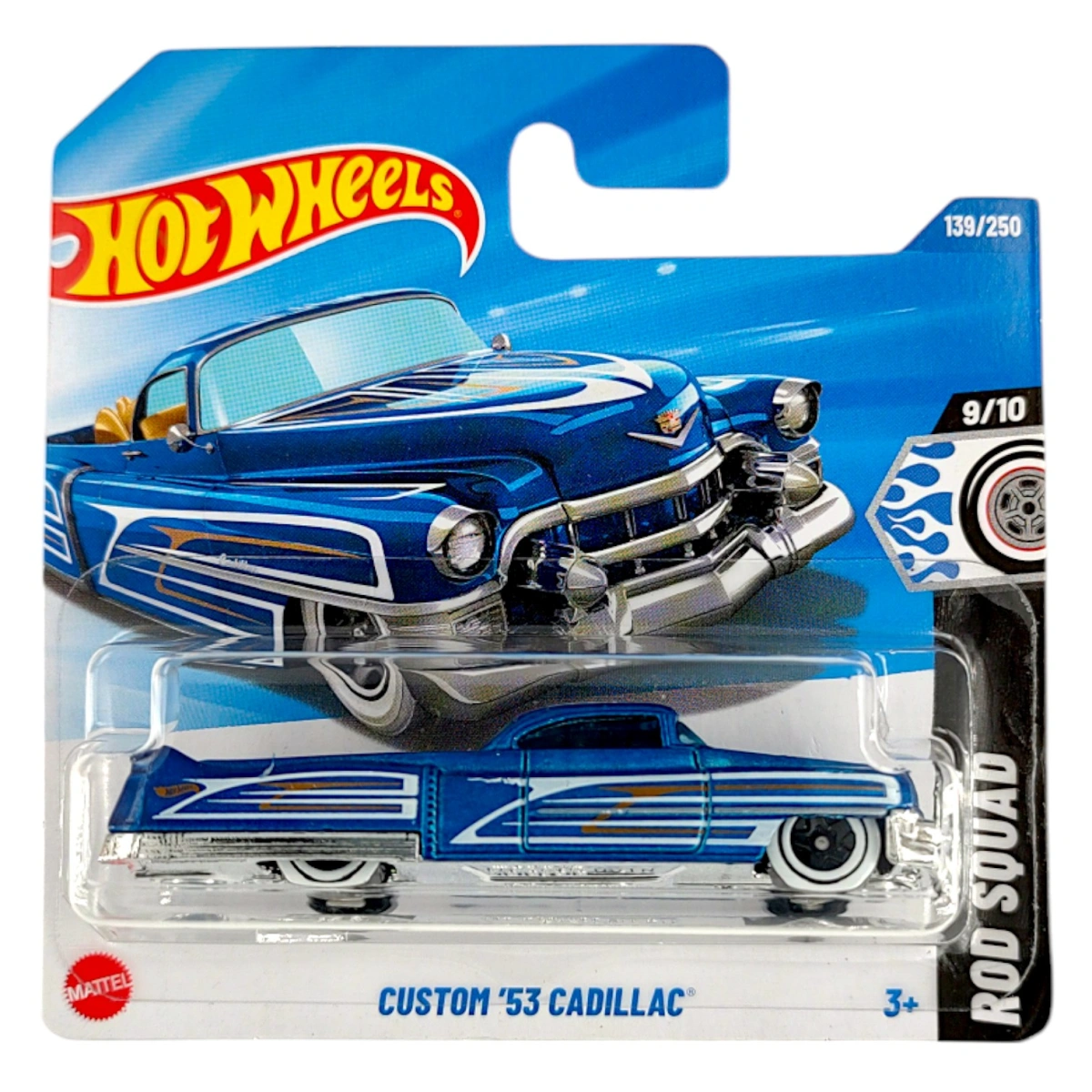 Mattel Hot Wheels - Αυτοκινητάκι Rod Squad, Custom 53 Cadillac (9/10) HYY78 (5785)