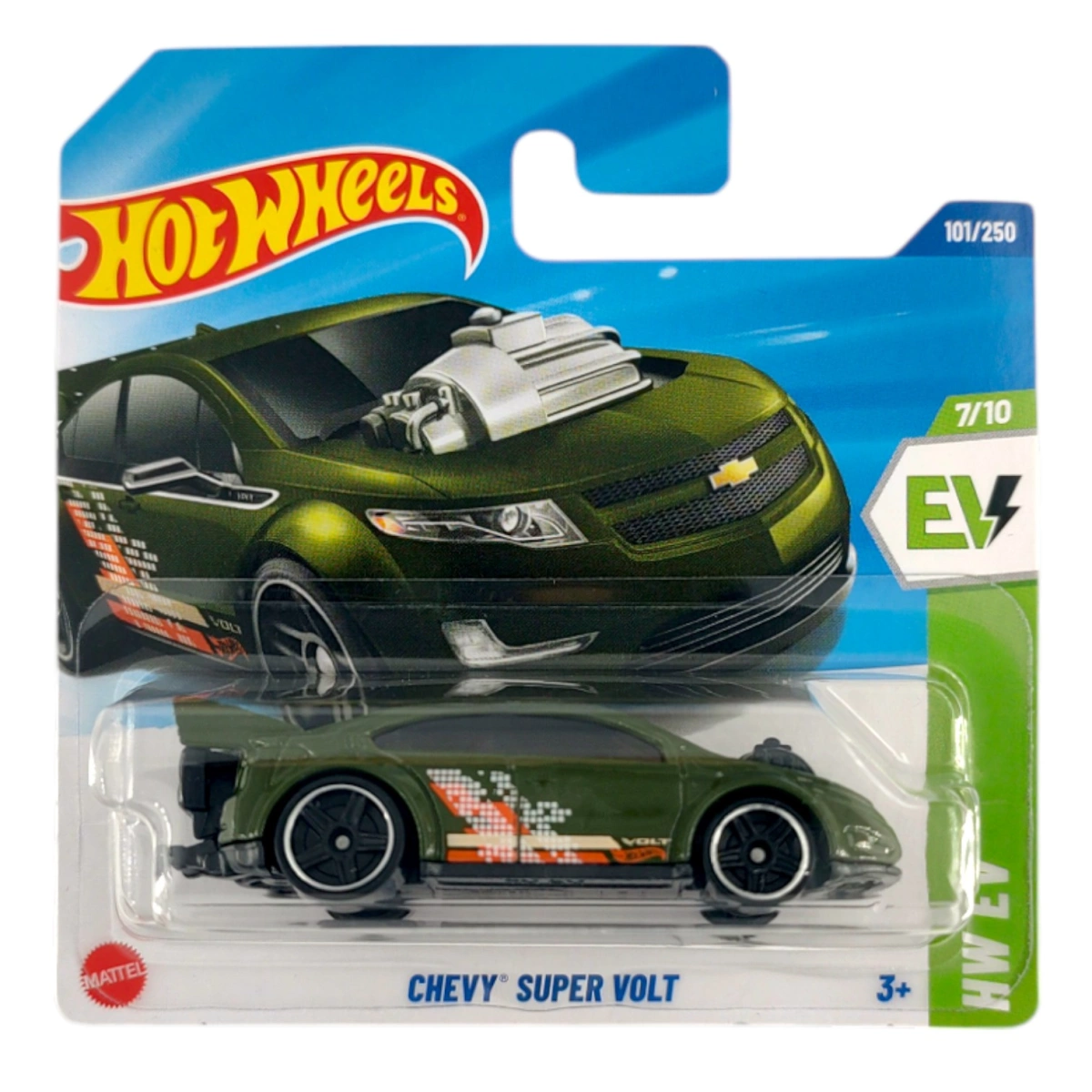 Mattel Hot Wheels - Αυτοκινητάκι HW EV, Chevy Super Volt (7/10) HYY99 (5785)