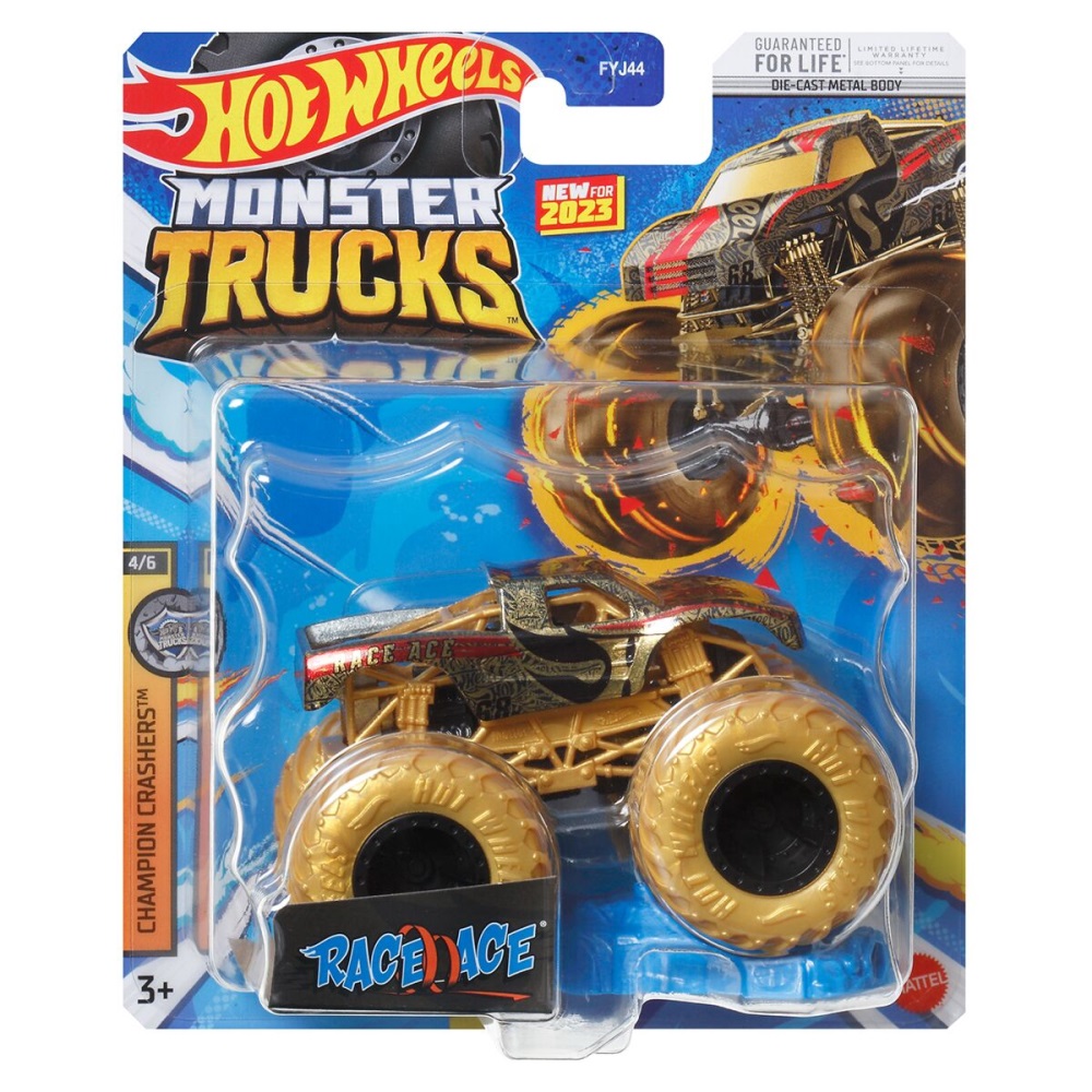 Mattel Hot Wheels - Monster Trucks, Race Ace HLR93 (FYJ44)