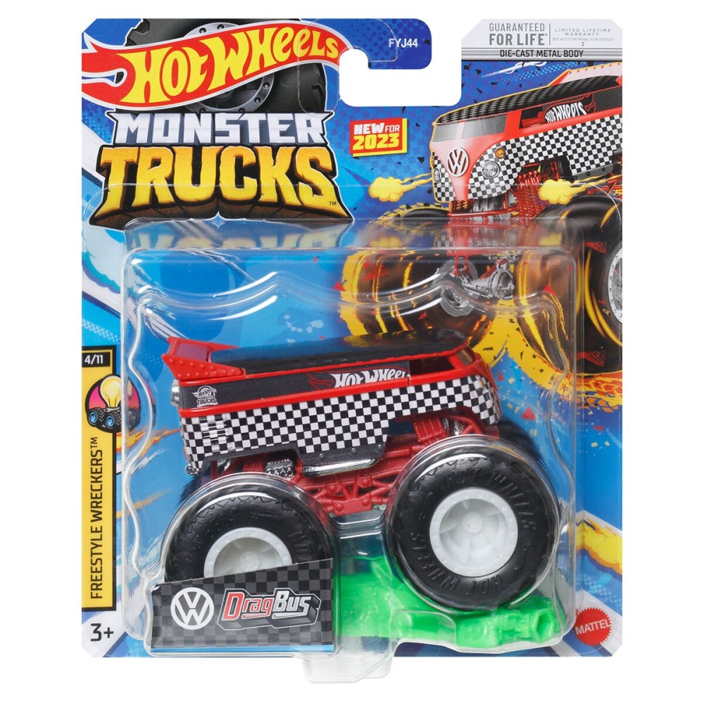 Mattel Hot Wheels - Monster Trucks, DragBus HLT12 (FYJ44)