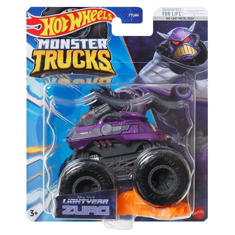 Mattel Hot Wheels - Monster Trucks, Lightyear Zurg HPX08 (FYJ44)