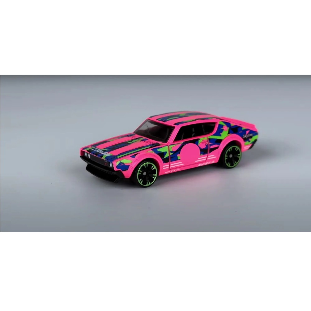 Mattel Hot Wheels - Αυτοκινητάκι Neon Speeders, Nissan Skyline 2000GT-R (3/8) HRW69 (HLH72)