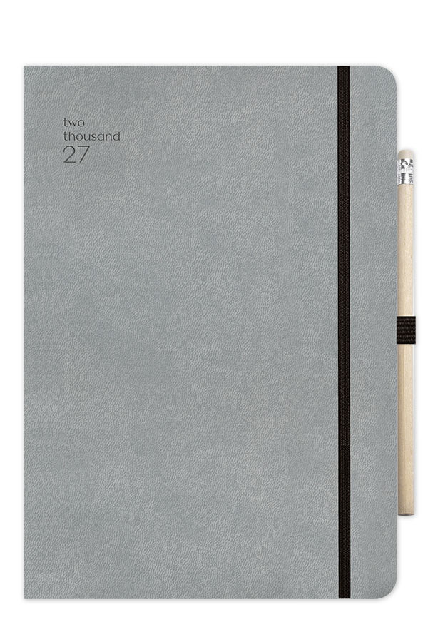 Adbook - Ημερήσιο Ημερολόγιο Handy 2027, Grey 17x25 HM-9223-12