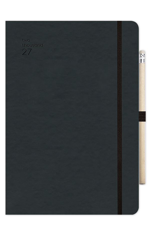 Adbook - Ημερήσιο Ημερολόγιο Handy 2027, Black 9x13 HM-9226-19