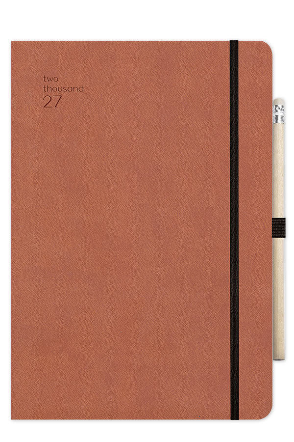 Adbook - Ημερήσιο Ημερολόγιο Handy 2027, Tan 12x17 HM-9225-43