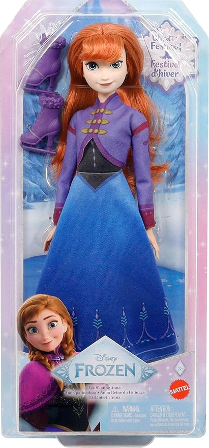 Mattel Disney Frozen - Ice Skating Αnna Winter Festival JBG54