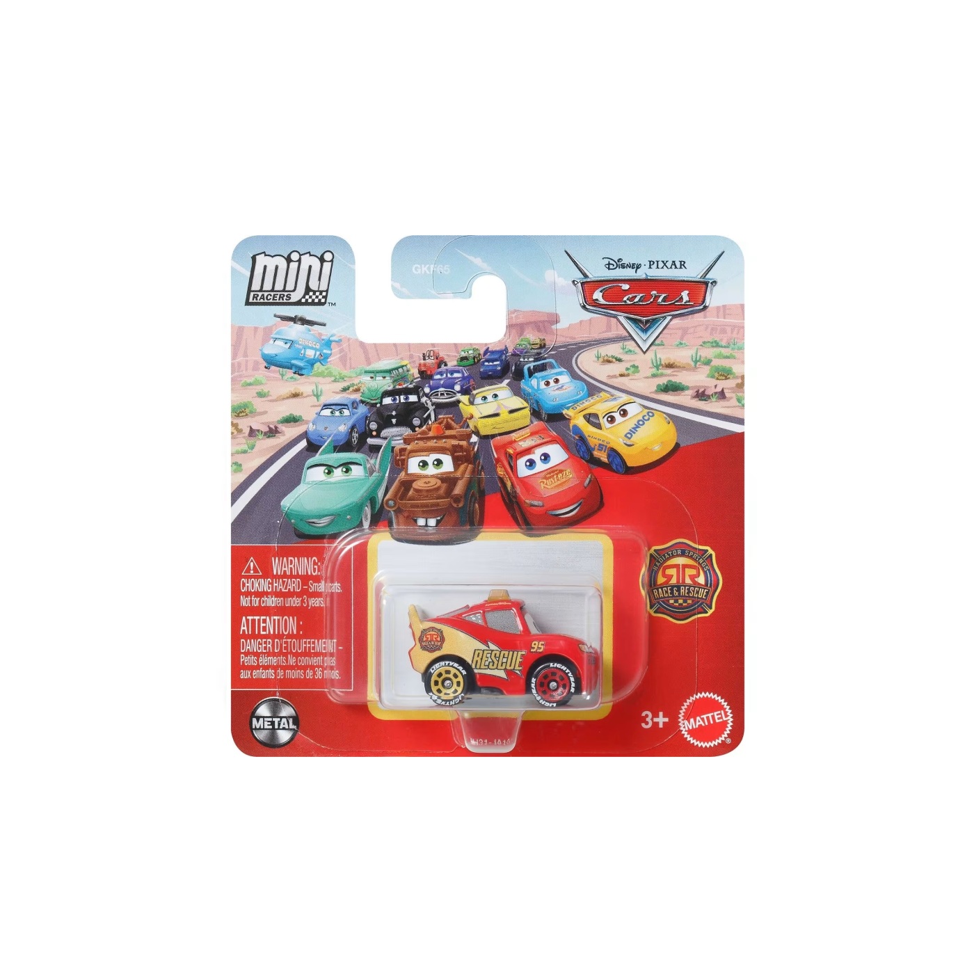 Mattel Cars - Mini Racers, Lightning McQueen JBH31 (GKF65)