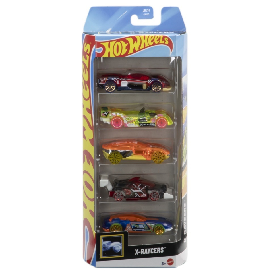 Mattel Hot Wheels – Αυτοκινητάκια 1:64 Σετ Των 5, X-Raycers JBJ74 (01806) Mattel Hot Wheels – Αυτοκινητάκια 1:64 Σετ Των 5, X-Raycers JBJ74 (01806)