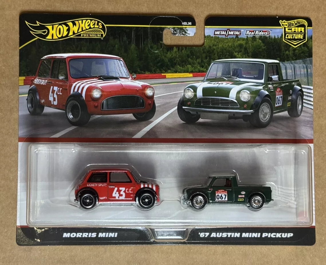 Mattel Hot Wheels Premium - Σετ των 2 - Morris Mini & '67 Austin Mini Pickup JBK97 (HBL96)