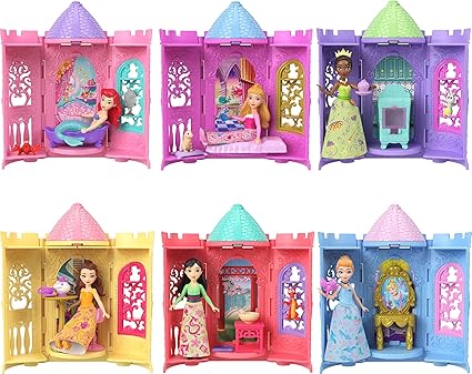 Mattel Disney Princess - Πύργος Έκπληξη Μικρή Κούκλα Και Αξεσουάρ JBL39 