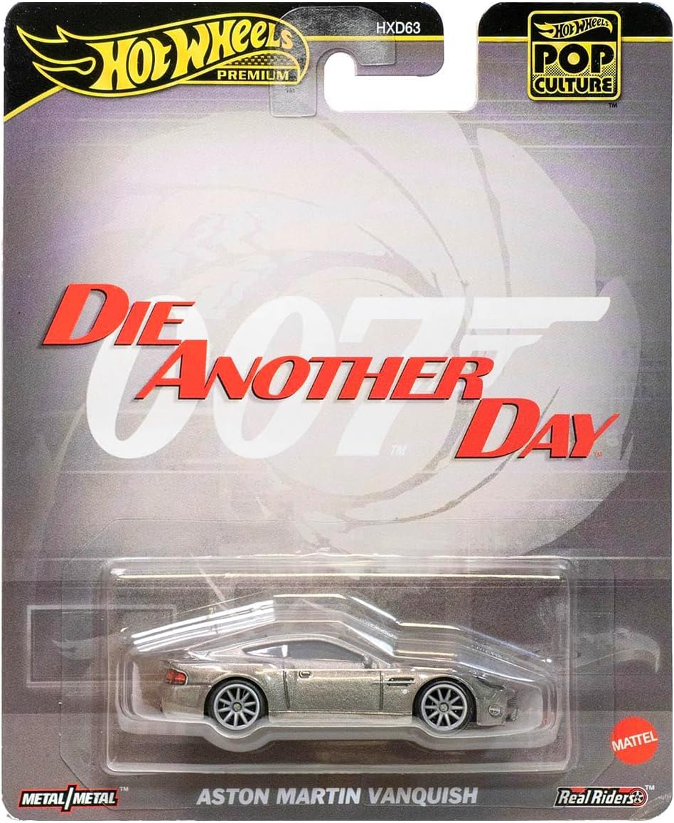Mattel - Hot Wheels Premium, Pop Culture, Aston Martin Vanquish JBL55 (HXD63)