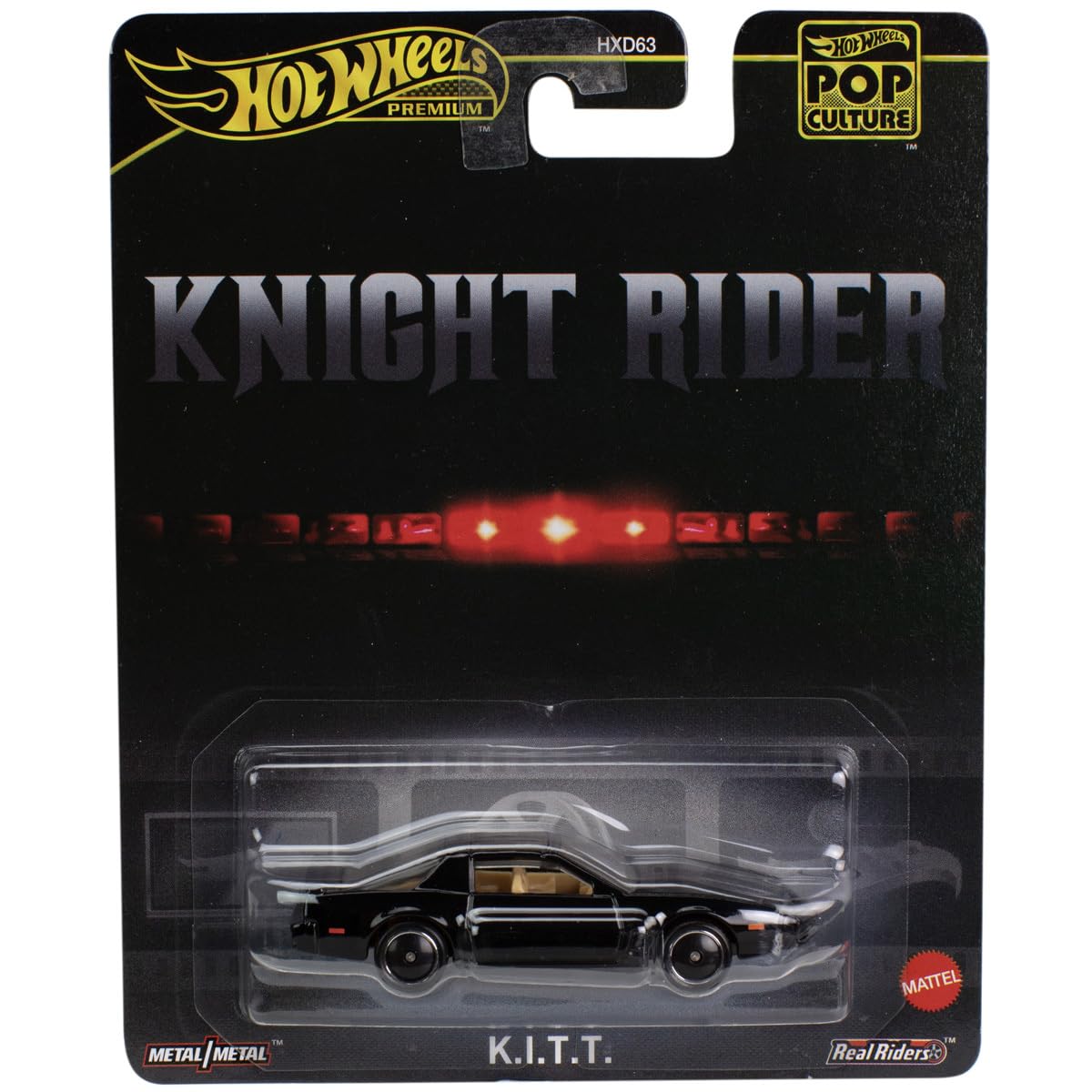 Mattel - Hot Wheels Premium, Pop Culture, K.I.T.T JBL71 (HXD63)