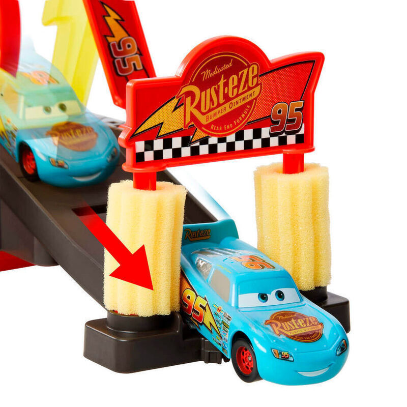 Mattel Cars - Color Changers, Race Ready Car Wash JBM70