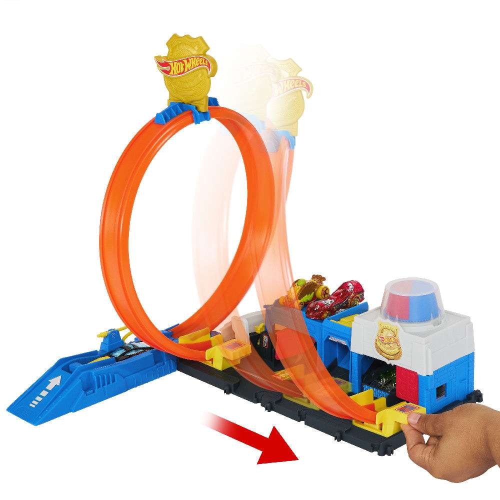 Mattel Hot Wheels - City Πίστα Σούπερ Αστυνομικό Τμήμα JBM71
