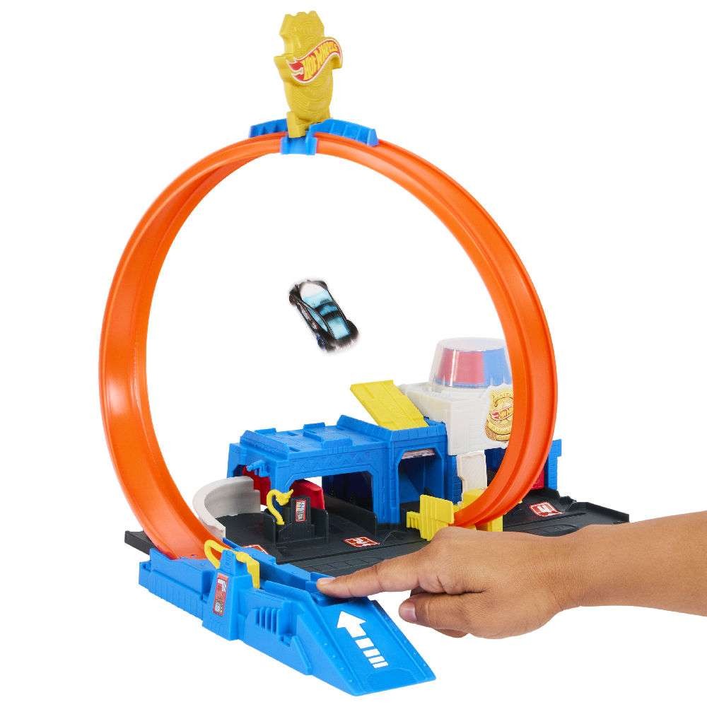 Mattel Hot Wheels - City Πίστα Σούπερ Αστυνομικό Τμήμα JBM71