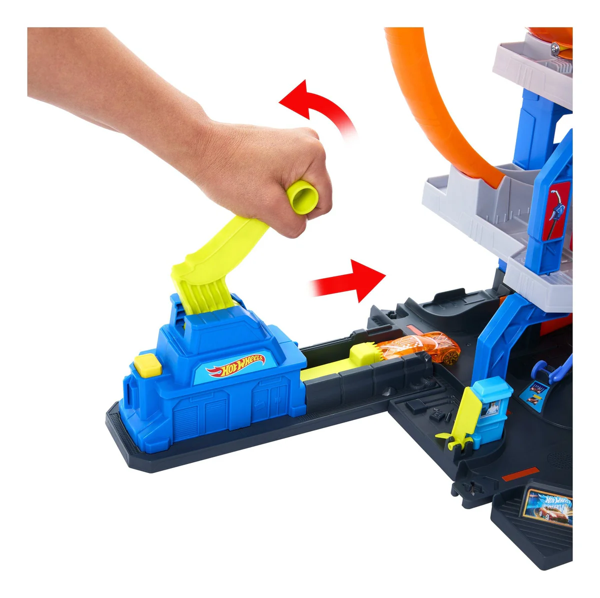 Mattel Hot Wheels - City, Mega Loop Garage JBM74