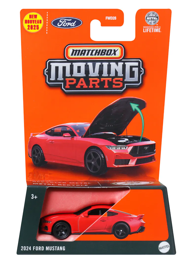 Mattel Matchbox - Moving Parts, 2024 Ford Mustang JBW60 (FWD28)