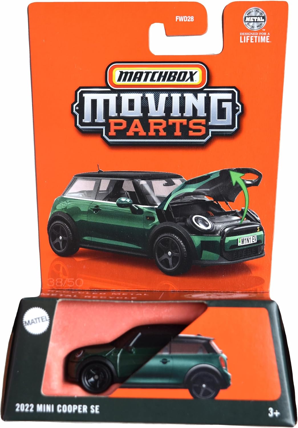 Mattel Matchbox - Moving Parts, 2022 Mini Cooper SE JBW79 (FWD28)