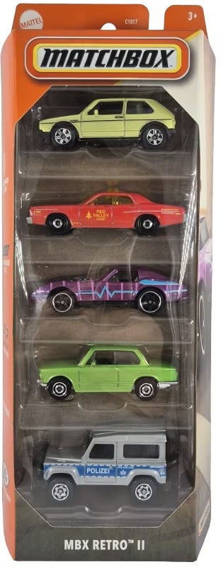 Mattel Matchbox - Αυτοκινητάκια Σετ Των 5, MBX Off Road II JBX26 (C1817)