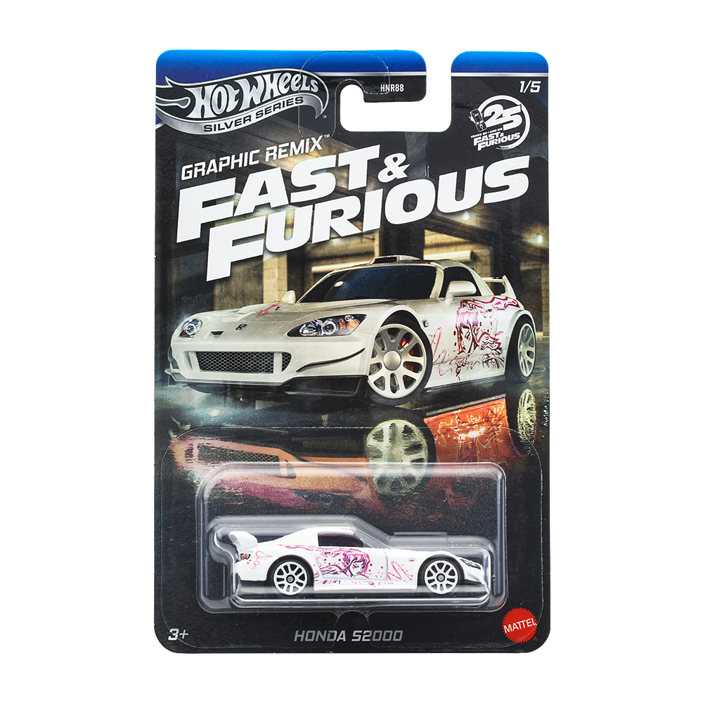 Mattel - Hot Wheels Silver Series, Fast And Furious, Honda S2000 (1/5) JBY44 (HNR88)