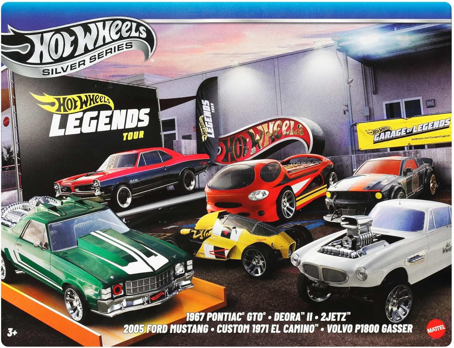 Mattel Hot Wheels – Legends 2025 With Raised Decals Set Of 6 JBY78 Mattel Hot Wheels – Legends 2025 With Raised Decals Set Of 6 JBY78