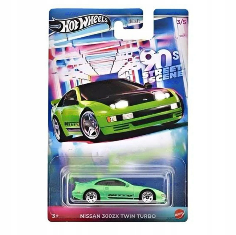Mattel Hot Wheels - Αυτοκινητάκι 90s Street Scene, Nissan 300ZX Twin Turbo (3/5) JCB59 (JDY83)