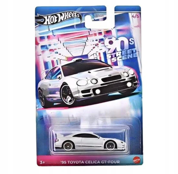 Mattel Hot Wheels - Αυτοκινητάκι 90s Street Scene, ΄95 Toyota Celica GT-Four (4/5) JCB60 (JDY83)