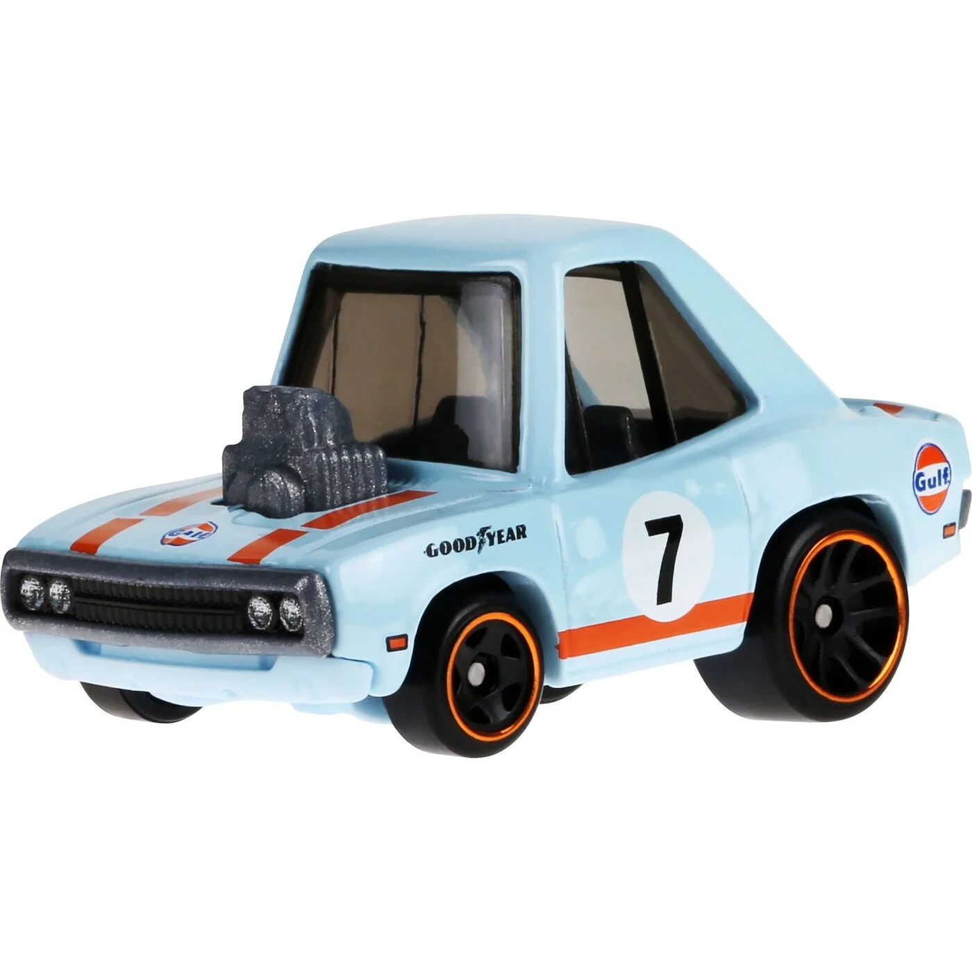 Mattel Hot Wheels - Tooned Gulf, '70 Dodge Charger (2/5) JCB63 (JDY84)